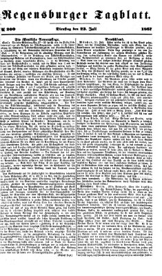 Regensburger Tagblatt Dienstag 23. Juli 1867