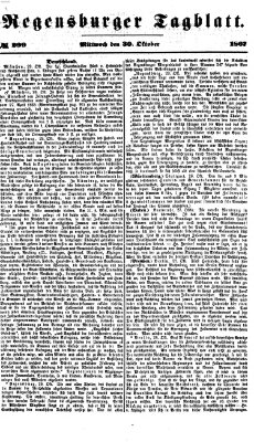 Regensburger Tagblatt Mittwoch 30. Oktober 1867