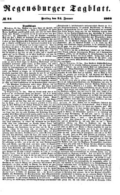 Regensburger Tagblatt Freitag 24. Januar 1868