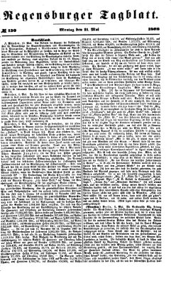 Regensburger Tagblatt Montag 11. Mai 1868
