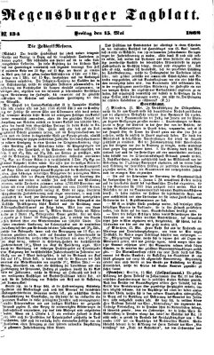 Regensburger Tagblatt Freitag 15. Mai 1868