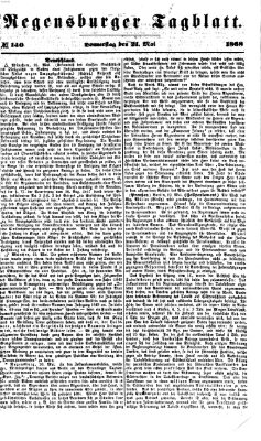 Regensburger Tagblatt Donnerstag 21. Mai 1868