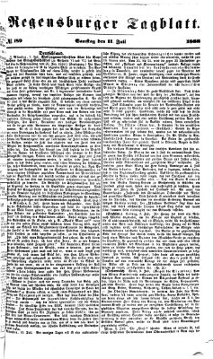Regensburger Tagblatt Samstag 11. Juli 1868
