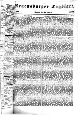Regensburger Tagblatt Montag 24. August 1868