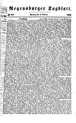 Regensburger Tagblatt Montag 5. Oktober 1868