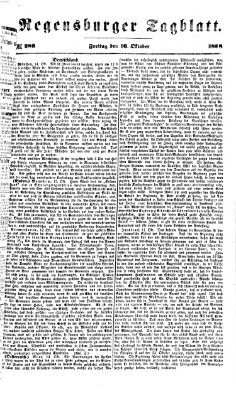 Regensburger Tagblatt Freitag 16. Oktober 1868