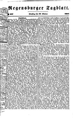 Regensburger Tagblatt Dienstag 27. Oktober 1868