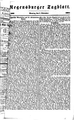 Regensburger Tagblatt Sonntag 1. November 1868