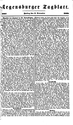 Regensburger Tagblatt Freitag 6. November 1868