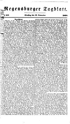 Regensburger Tagblatt Dienstag 17. November 1868