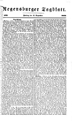 Regensburger Tagblatt Freitag 4. Dezember 1868