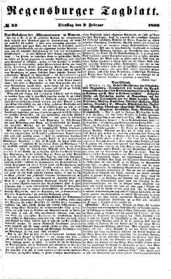 Regensburger Tagblatt Dienstag 2. Februar 1869