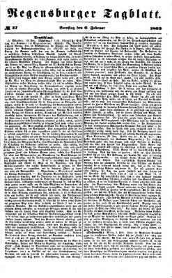 Regensburger Tagblatt Samstag 6. Februar 1869