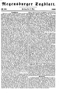 Regensburger Tagblatt Freitag 7. Mai 1869