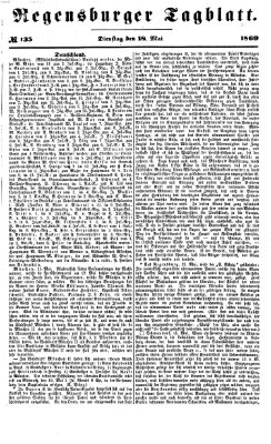 Regensburger Tagblatt Dienstag 18. Mai 1869