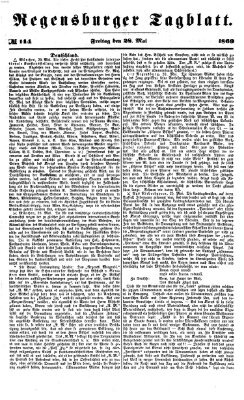 Regensburger Tagblatt Freitag 28. Mai 1869