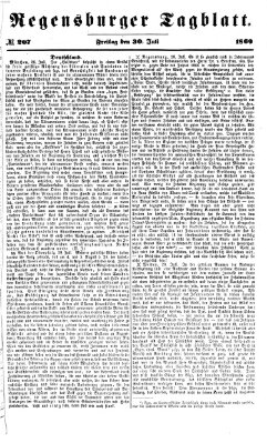 Regensburger Tagblatt Freitag 30. Juli 1869