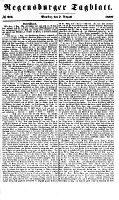 Regensburger Tagblatt Samstag 7. August 1869
