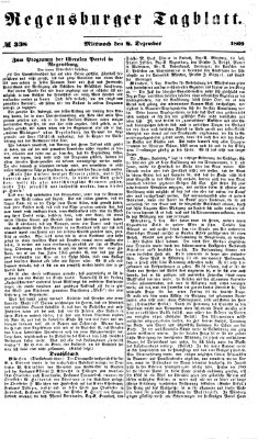 Regensburger Tagblatt Mittwoch 8. Dezember 1869