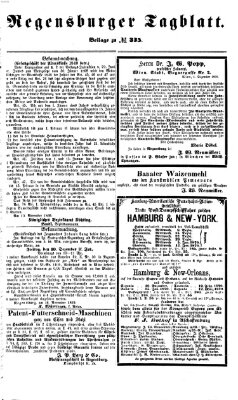 Regensburger Tagblatt Sonntag 5. Dezember 1869
