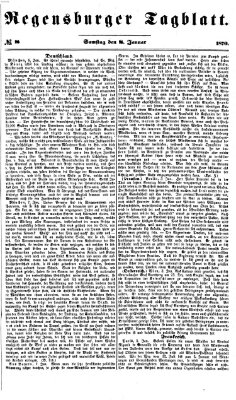 Regensburger Tagblatt Samstag 8. Januar 1870