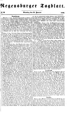 Regensburger Tagblatt Sonntag 9. Januar 1870