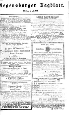 Regensburger Tagblatt Mittwoch 9. März 1870