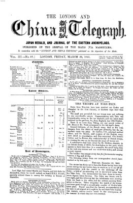 The London and China telegraph Freitag 29. März 1861