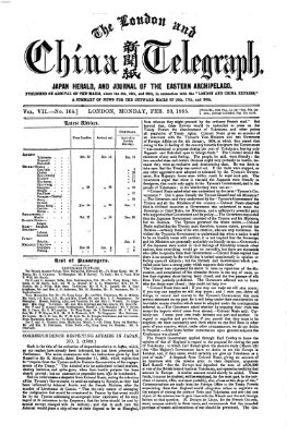 The London and China telegraph Montag 20. Februar 1865