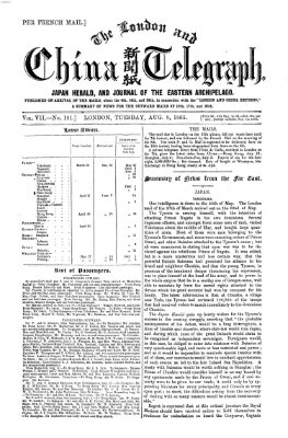 The London and China telegraph Dienstag 8. August 1865