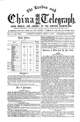 The London and China telegraph Montag 7. September 1868