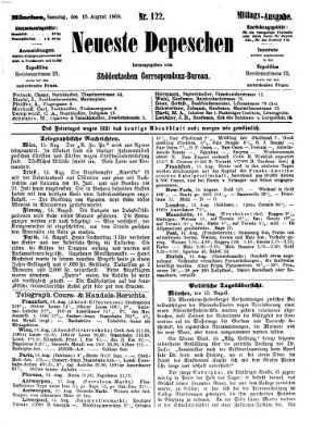 Süddeutscher Telegraph Samstag 15. August 1868
