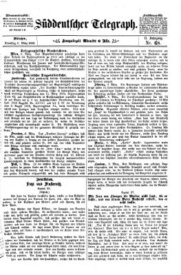 Süddeutscher Telegraph Dienstag 9. März 1869
