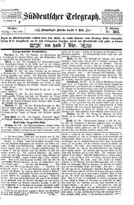Süddeutscher Telegraph Montag 1. November 1869