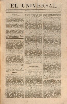 El Universal Freitag 5. Januar 1821
