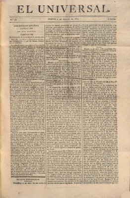 El Universal Freitag 2. Februar 1821