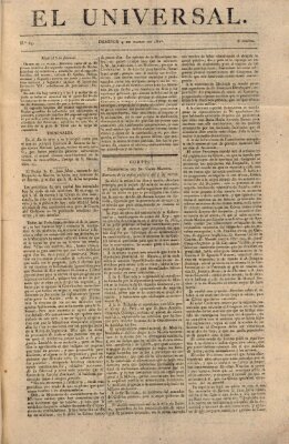 El Universal Sonntag 4. März 1821
