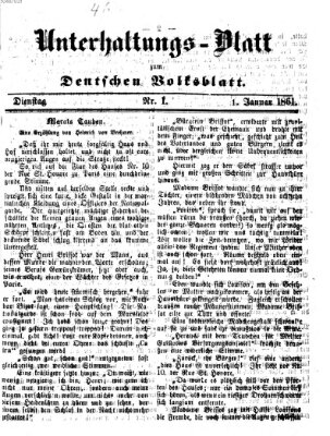 Deutsches Volksblatt für das Main- und Nachbar-Land Dienstag 1. Januar 1861
