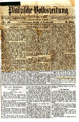 Pfälzische Volkszeitung Dienstag 18. Dezember 1866