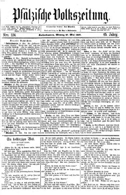 Pfälzische Volkszeitung Montag 27. Mai 1867