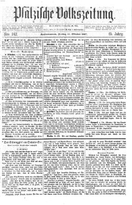 Pfälzische Volkszeitung Freitag 11. Oktober 1867