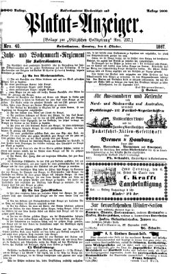 Pfälzische Volkszeitung Sonntag 6. Oktober 1867