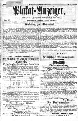 Pfälzische Volkszeitung Sonntag 22. Dezember 1867