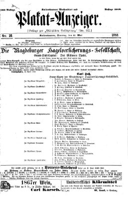 Pfälzische Volkszeitung Sonntag 17. Mai 1868