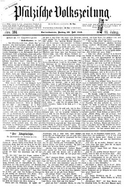 Pfälzische Volkszeitung Freitag 10. Juli 1868