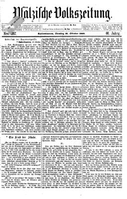 Pfälzische Volkszeitung Dienstag 27. Oktober 1868