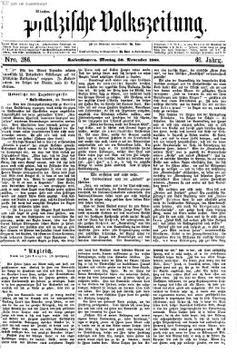 Pfälzische Volkszeitung Montag 30. November 1868