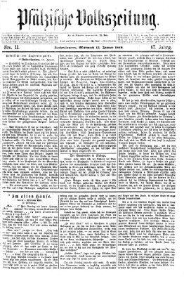 Pfälzische Volkszeitung Mittwoch 13. Januar 1869
