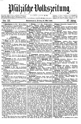 Pfälzische Volkszeitung Freitag 21. Mai 1869