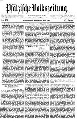 Pfälzische Volkszeitung Montag 31. Mai 1869